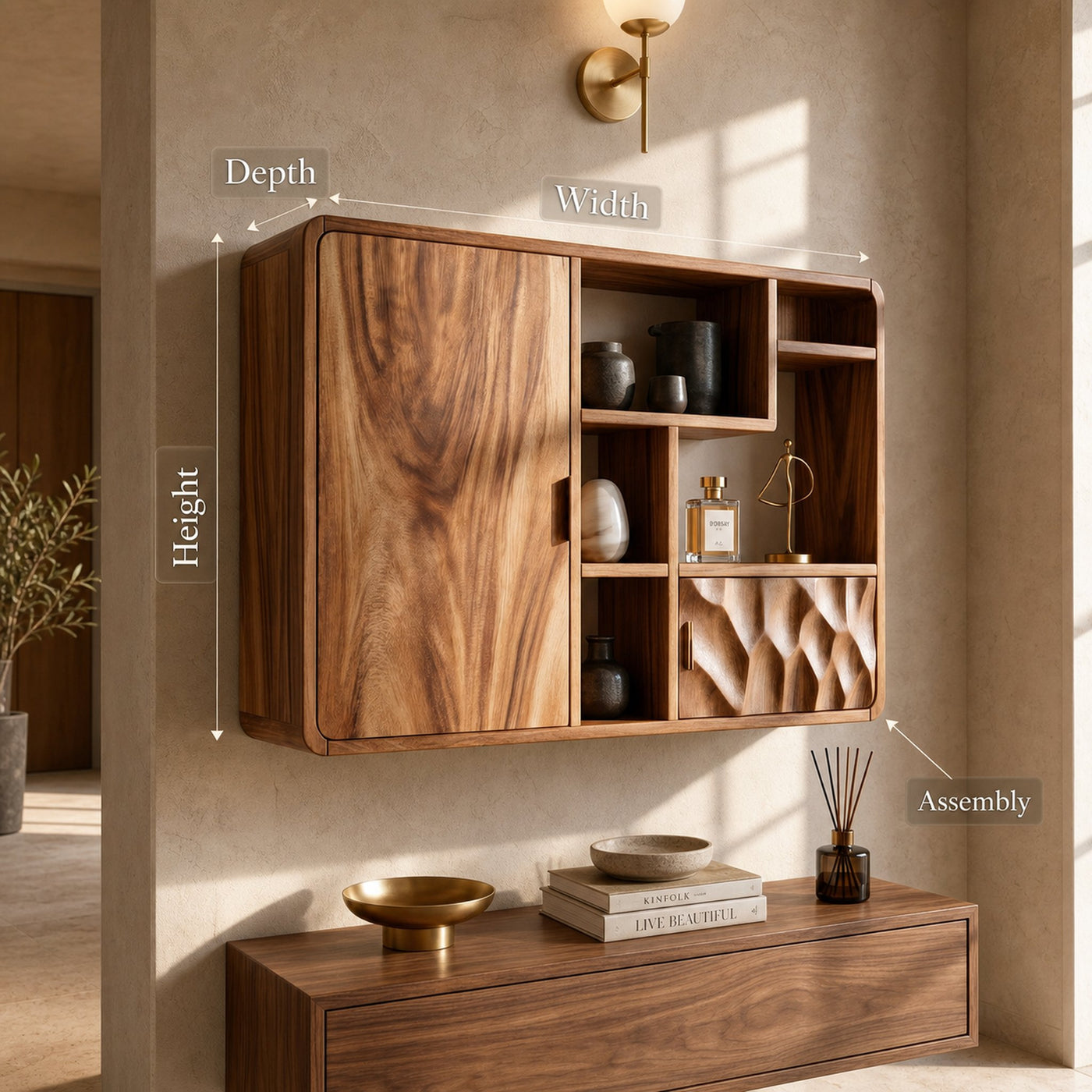 Architectural Display Bathroom Cabinet Guest Bathroom - product view 8
