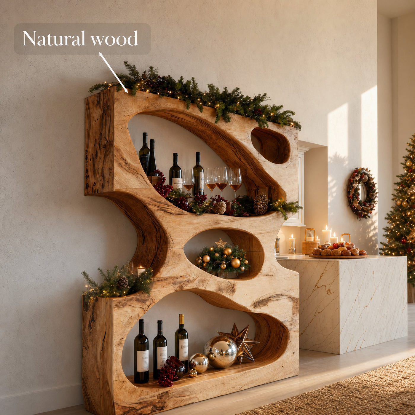 Christmas Handmade Sculptural Display Stand For Dining Room - product view 6