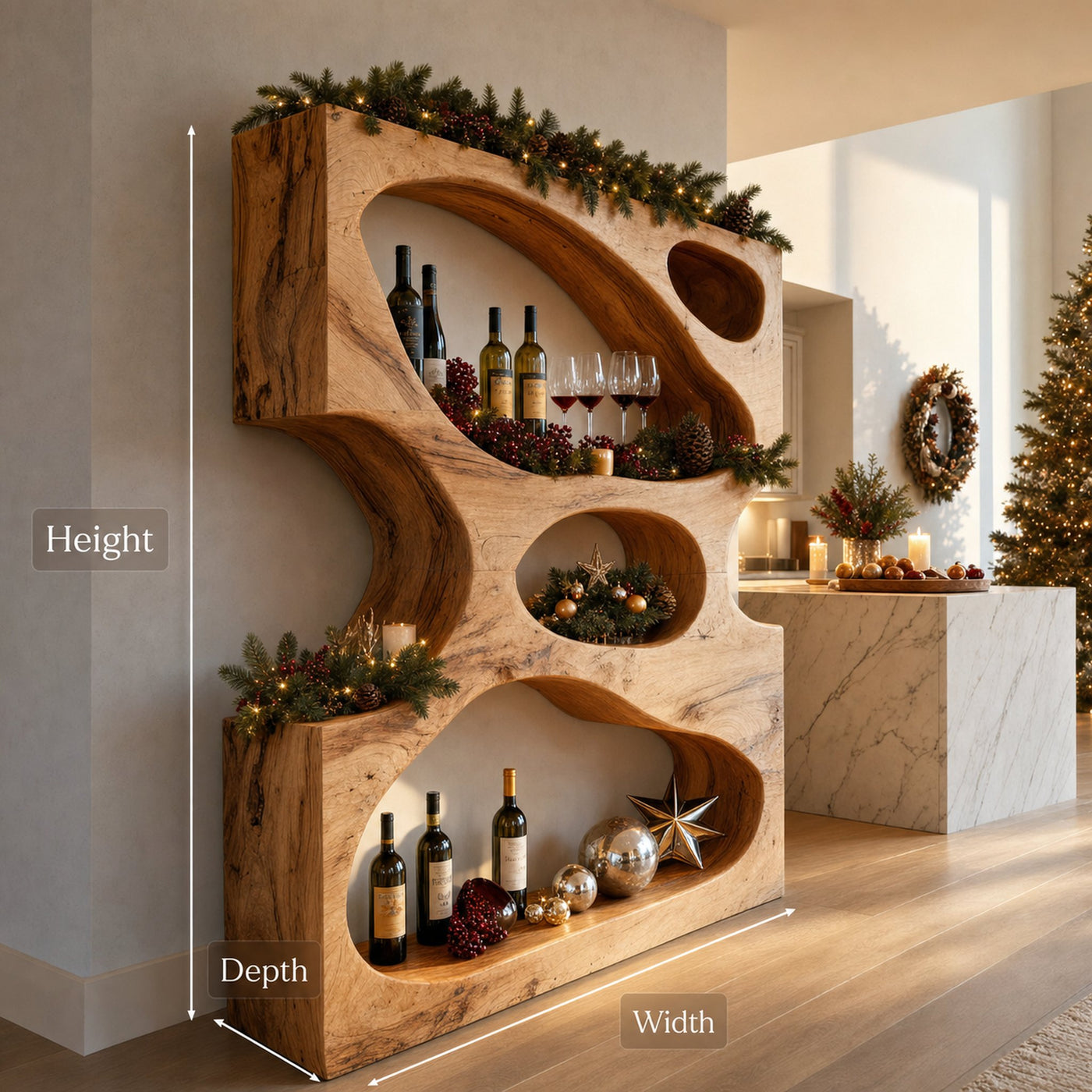 Christmas Handmade Sculptural Display Stand For Dining Room - product view 9