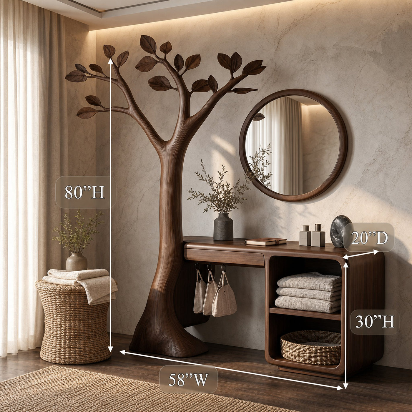 Contemporary Corner Makeup Vanity Bedroom Or Walk In Closet - product view 8