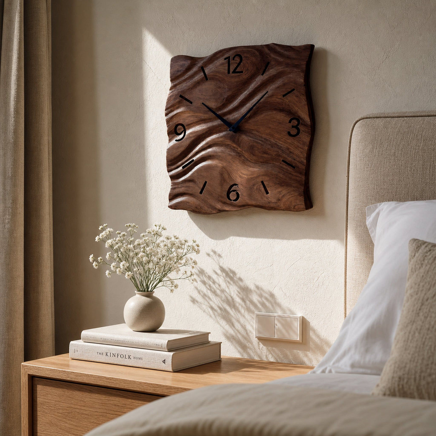 Contemporary Handcrafted Wall Clock For Living Room Interior - product view 7