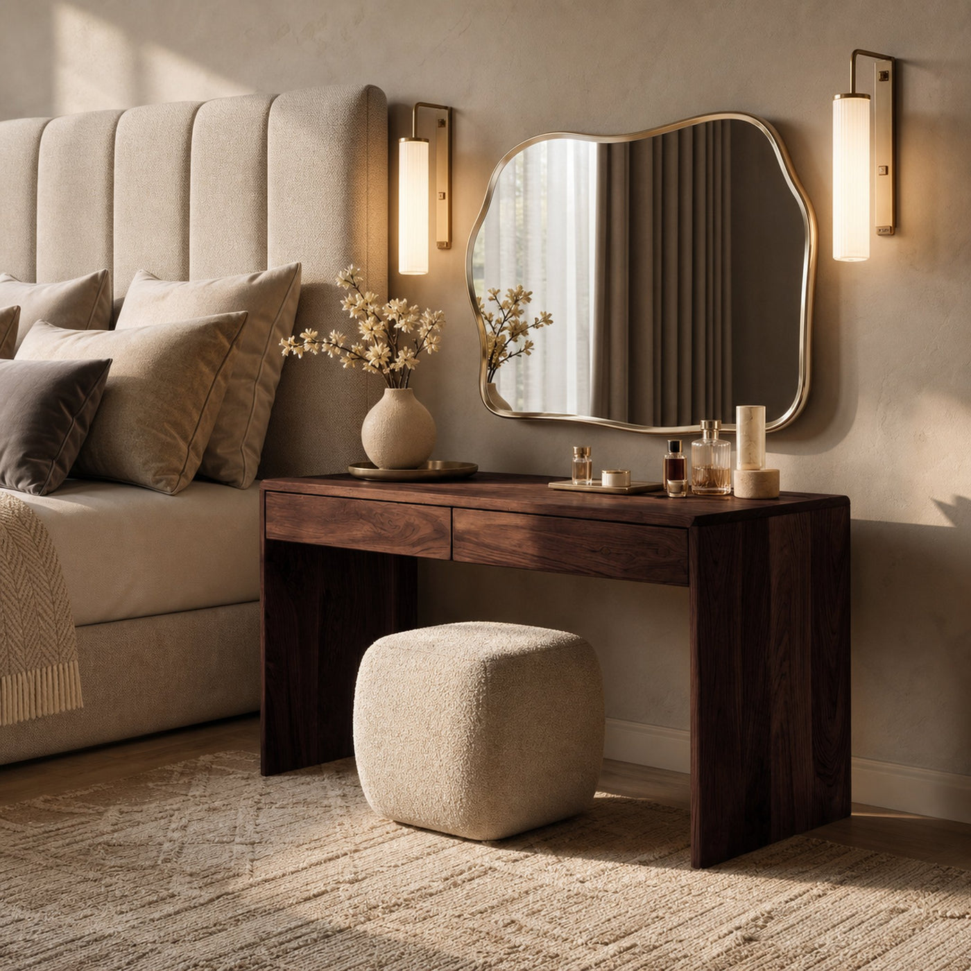 Contemporary Organic Vanity Table For Bedroom - product view 7