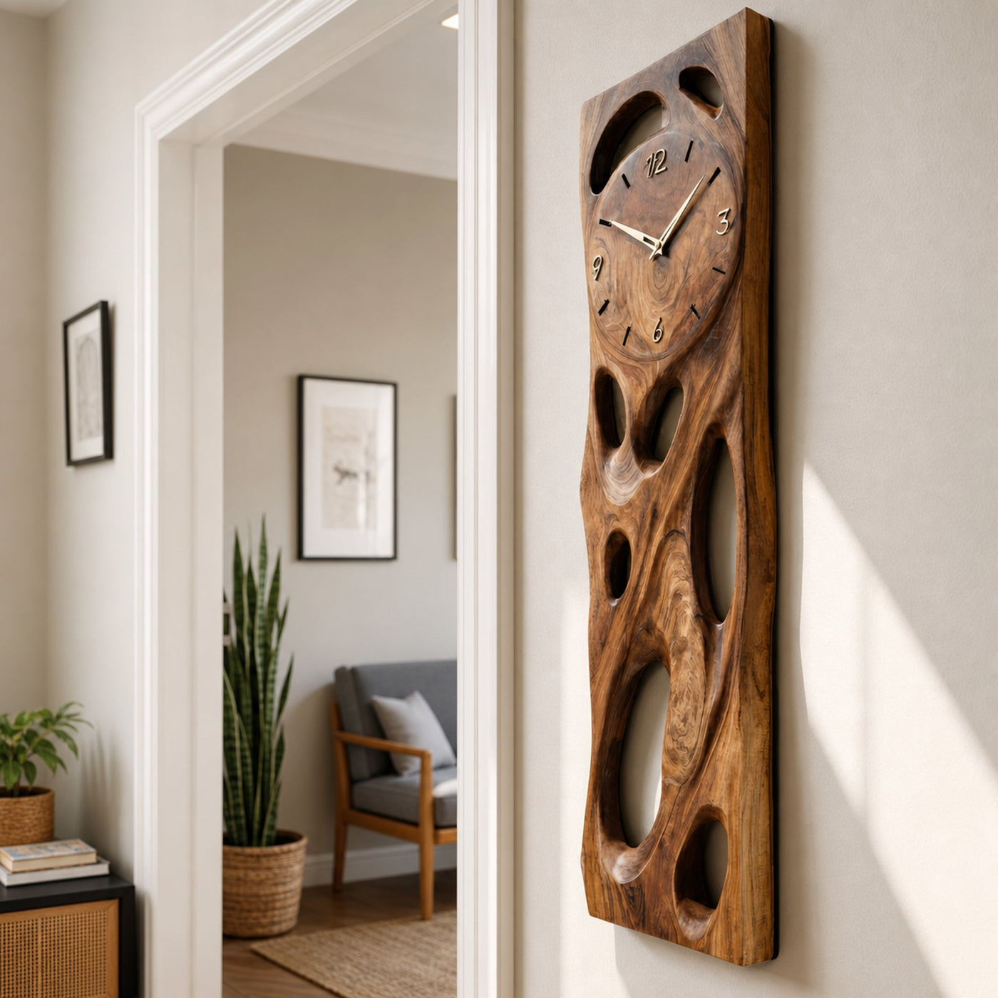 Contemporary Wall Clock For Living Room Interior - product view 6