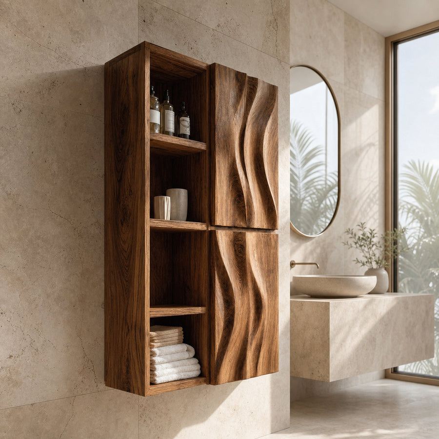 Contemporary Wall-Mounted Bathroom Cabinet For Bathroom