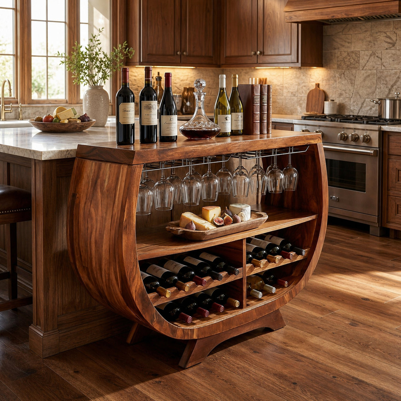 Contemporary Wine Cabinet With Wine Rack For Dining Area - product view 6