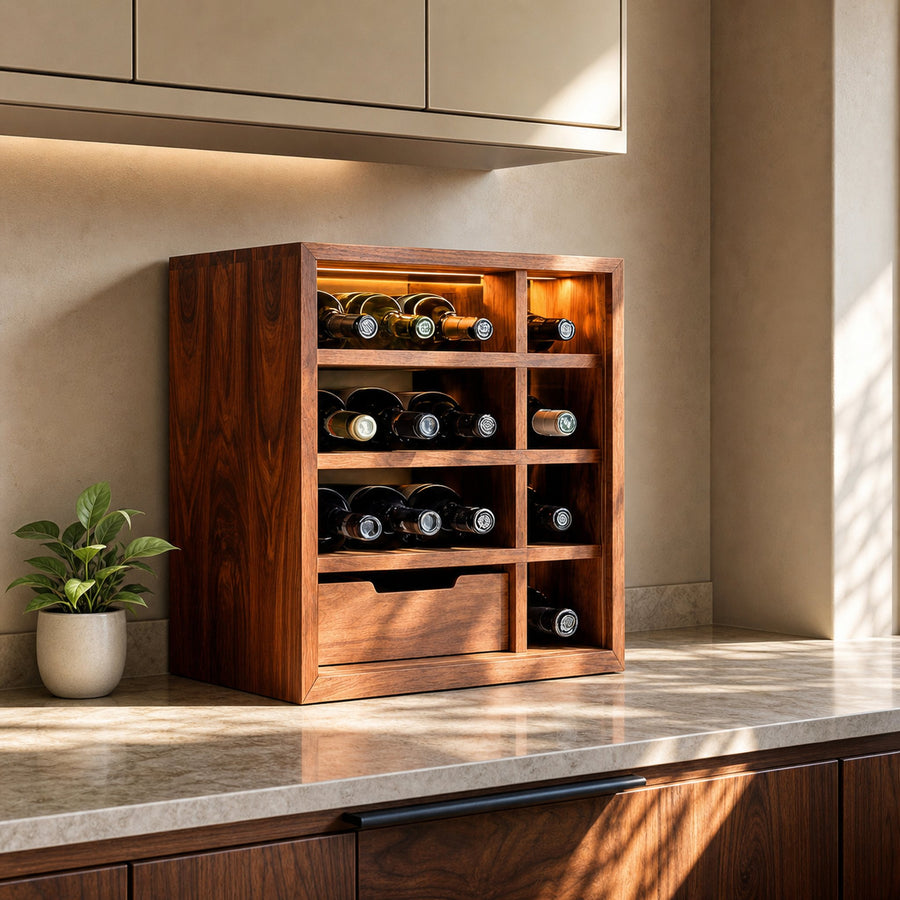 Contemporary Wine Rack Cabinet For Kitchen Interior