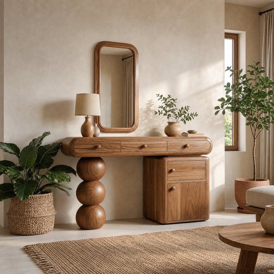 Contemporary Wooden Dressing Table Bedroom Or Vanity Area