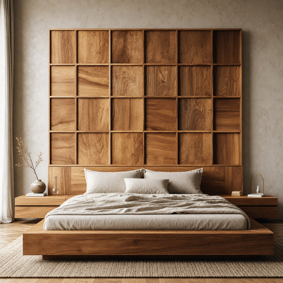 Custom Headboard Panels Solid Wood Wall Decor Bed Room Gift