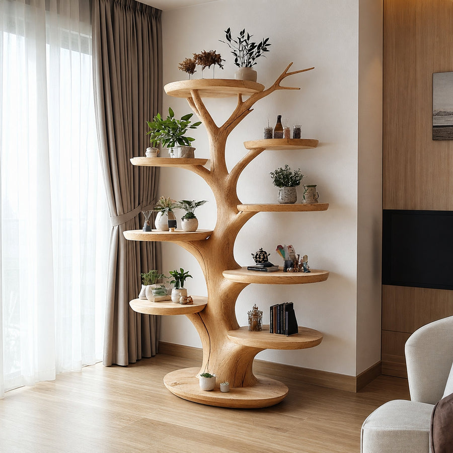 Custom Wooden Cat Tower Solid Wood Column Gift For Cat