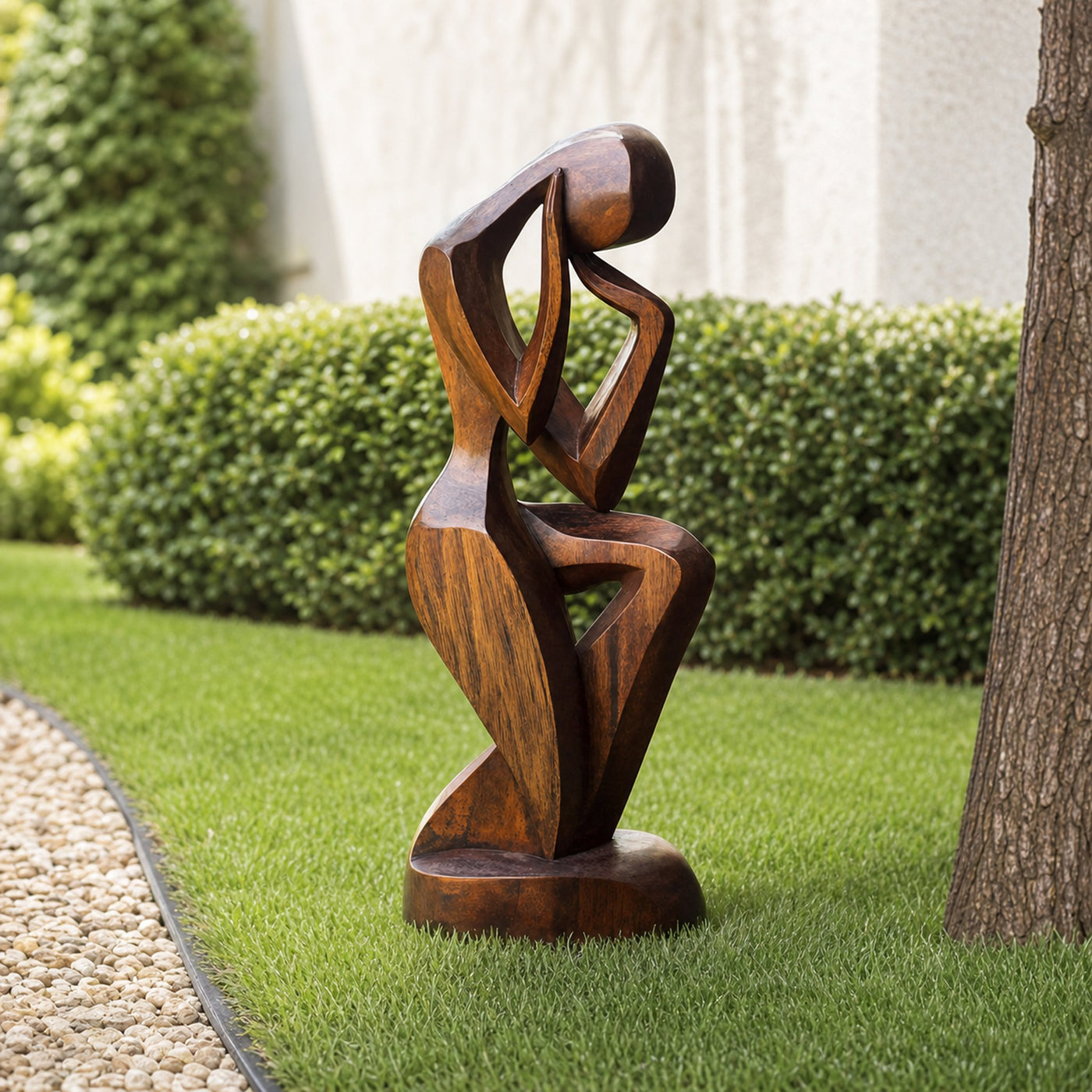 Farmhouse 3D Wood Art For Garden Accent Statement Piece