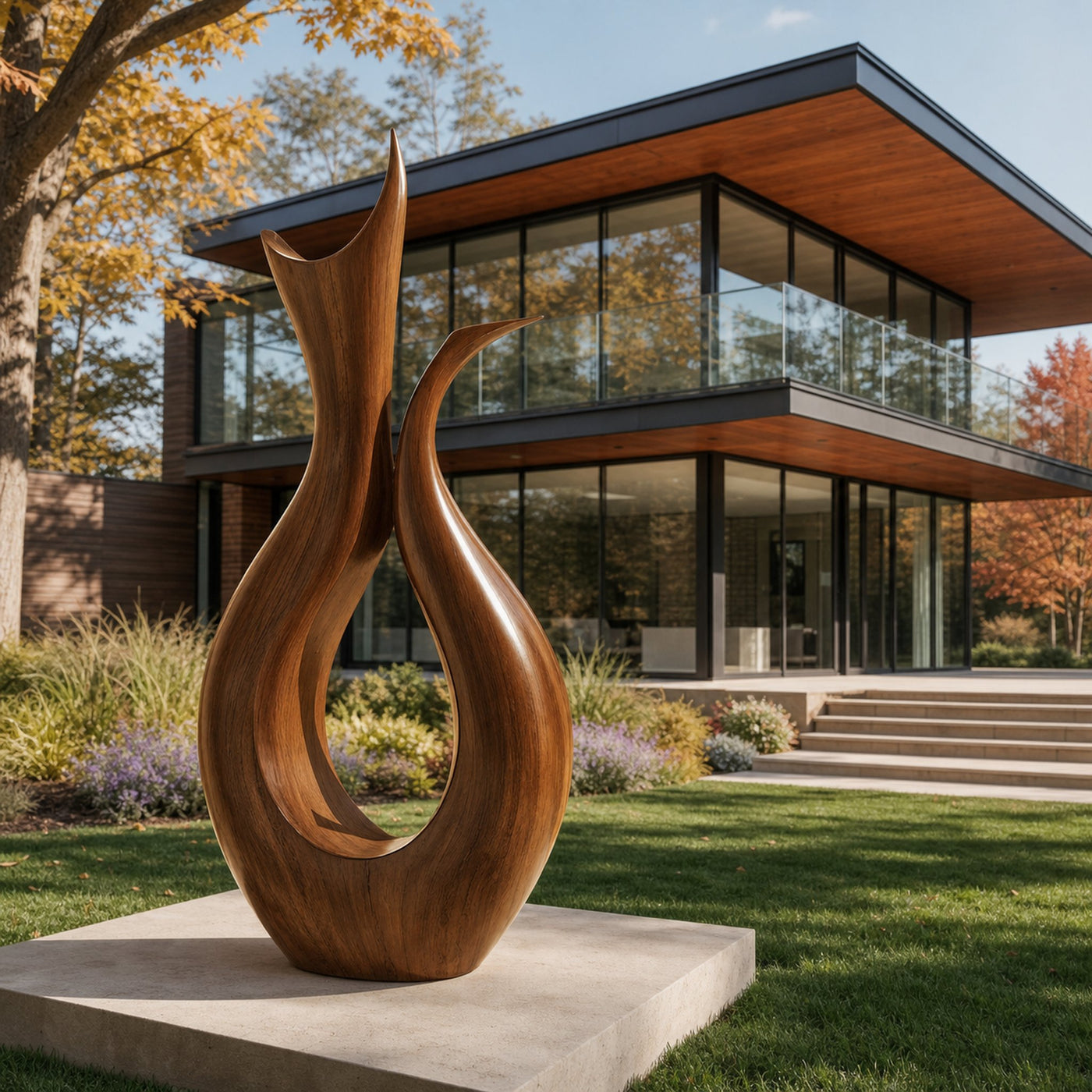 Farmhouse Abstract Sculpture For Furniture Rustic Decor - product view 6