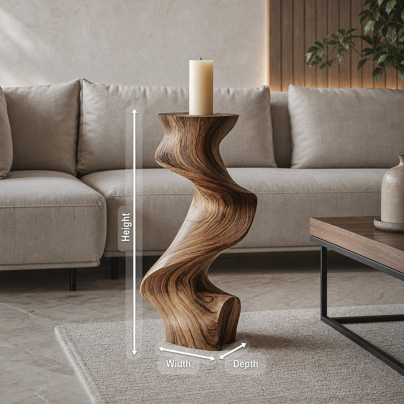 Farmhouse Candle Holder For Outdoor Garden Table Decor - product view 8