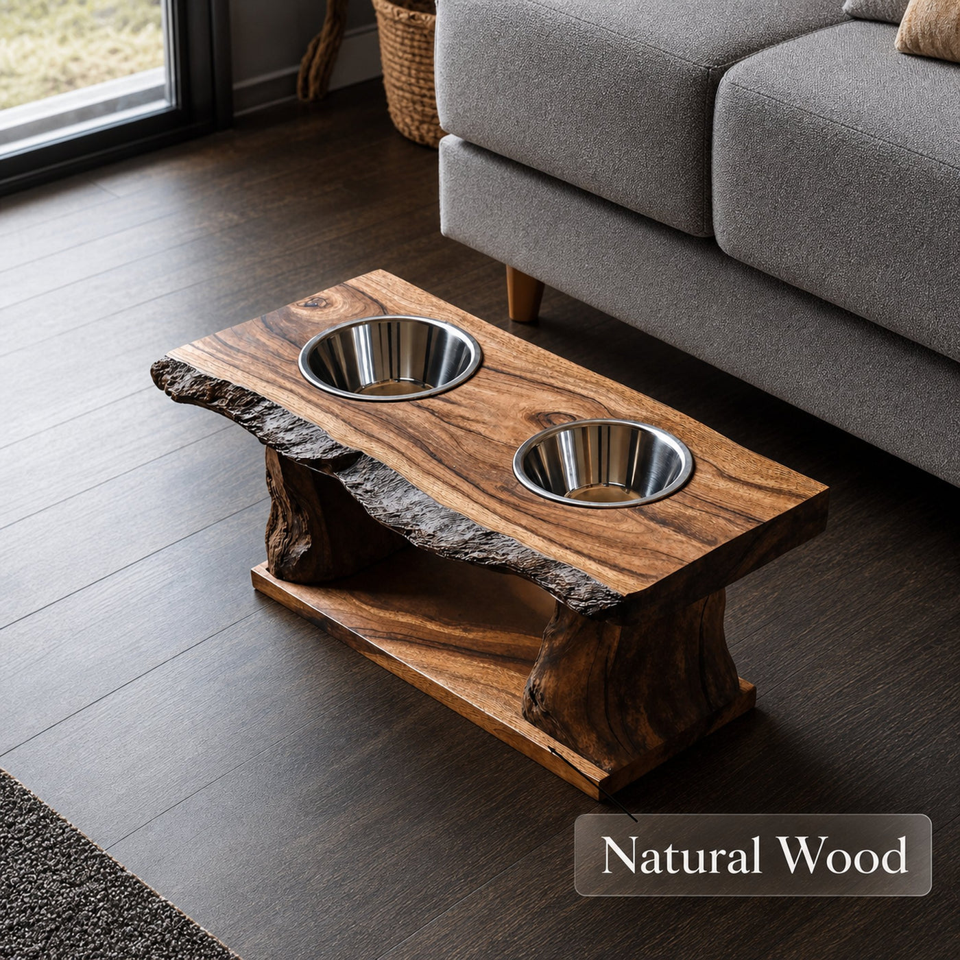 Farmhouse Dog Feeding Stand Kitchen Decor - product view 6