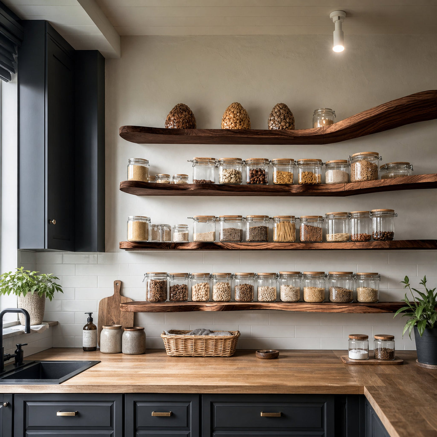 Farmhouse Kitchen Cabinet Spice Holder For Entryway Design - product view 7