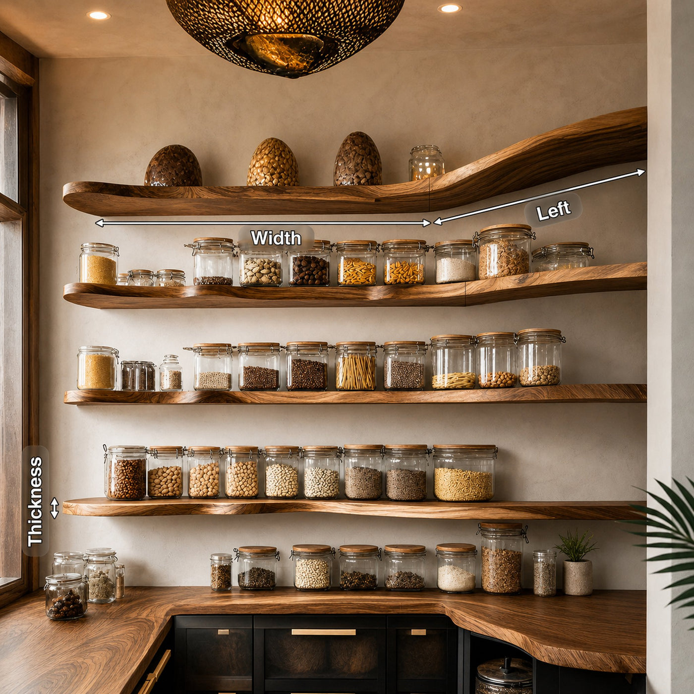Farmhouse Kitchen Cabinet Spice Holder For Entryway Design - product view 8