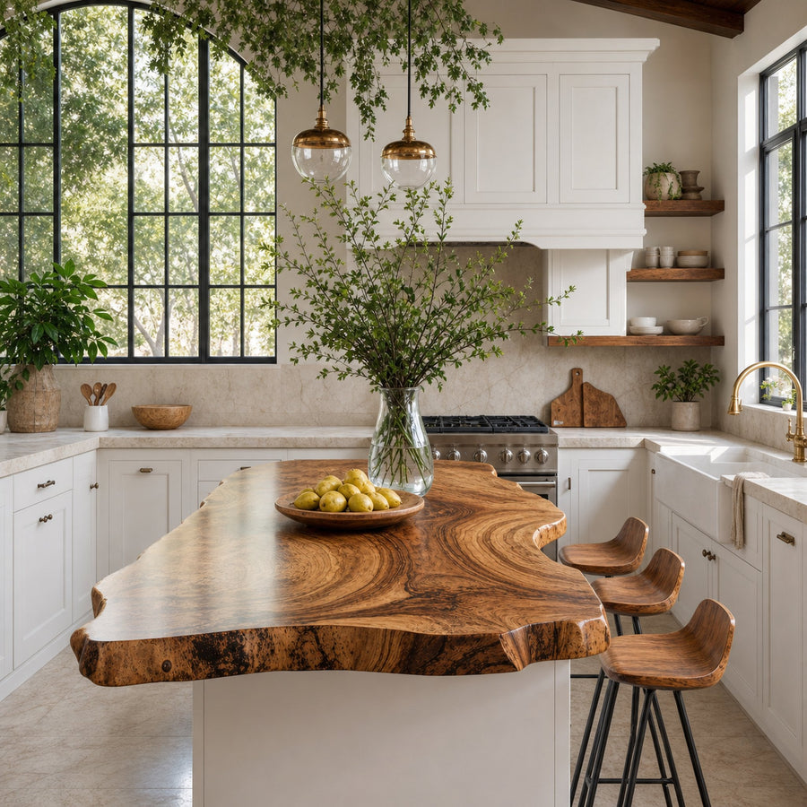 Farmhouse Kitchen Countertop For Dining Room