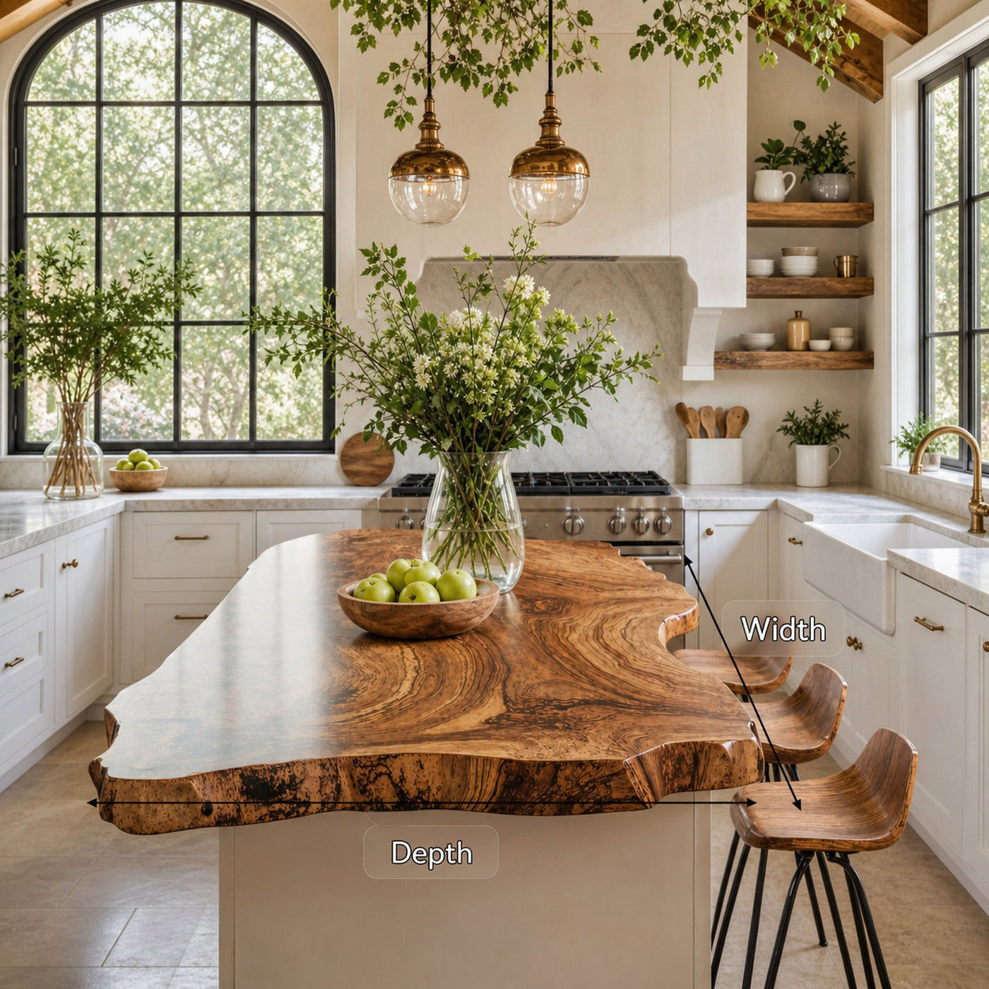 Farmhouse Kitchen Countertop For Dining Room - product view 6