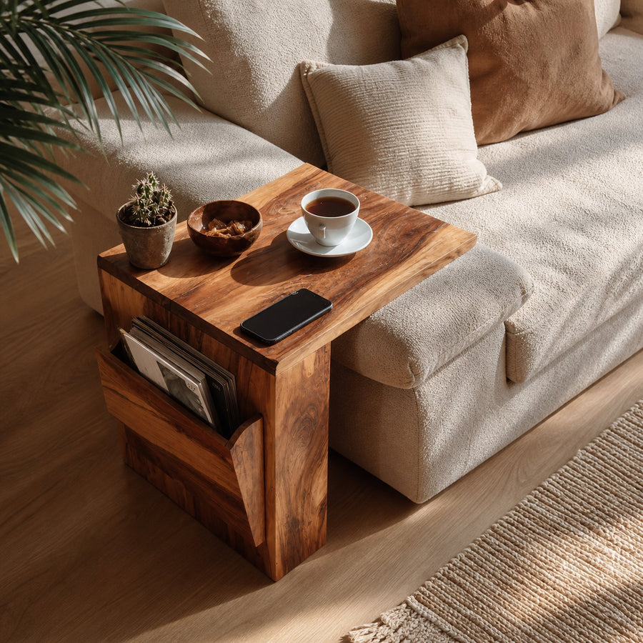 Farmhouse Modern Wooden Armrest For Furniture Design