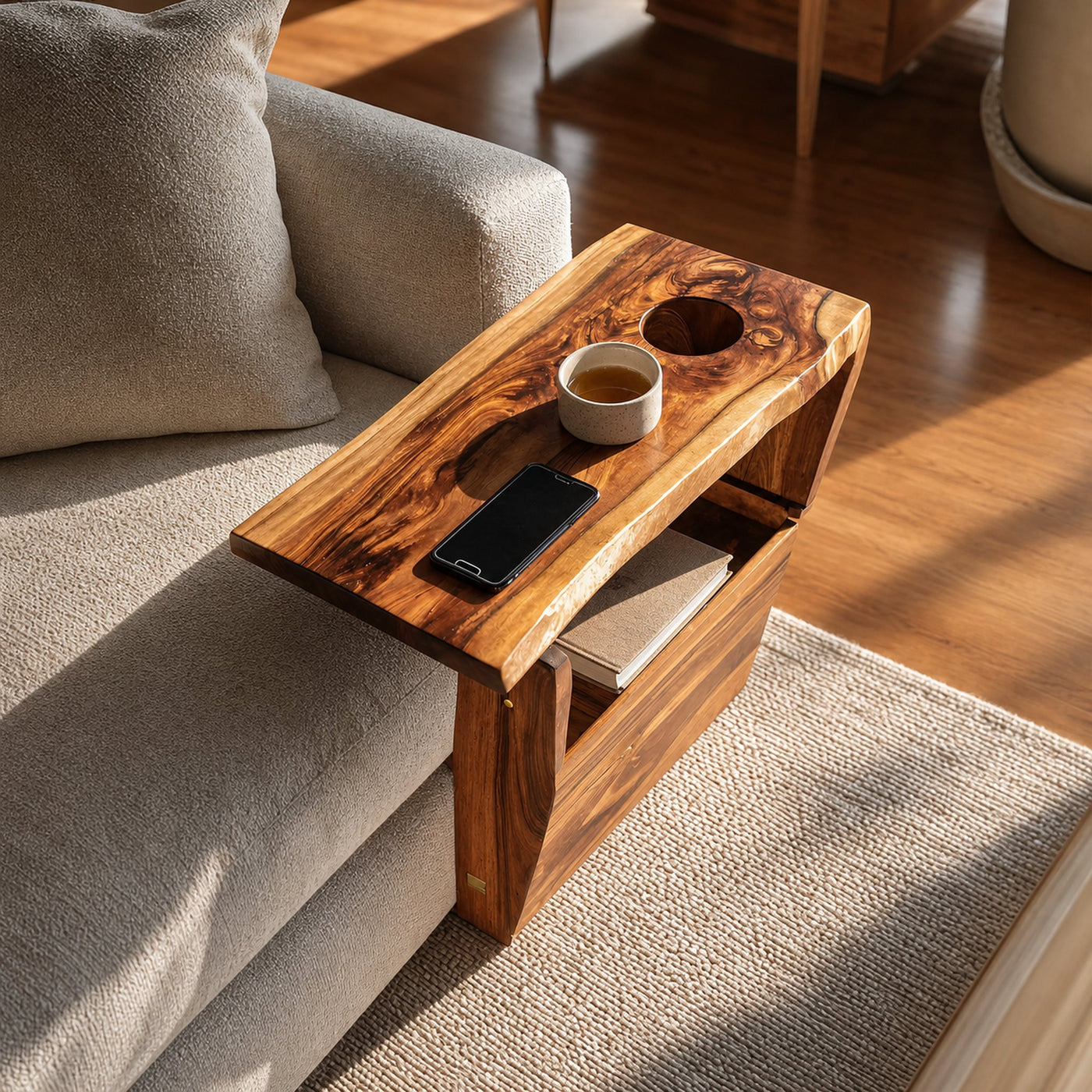 Farmhouse Solid Wood Armrest For Sofa Decor Ideas