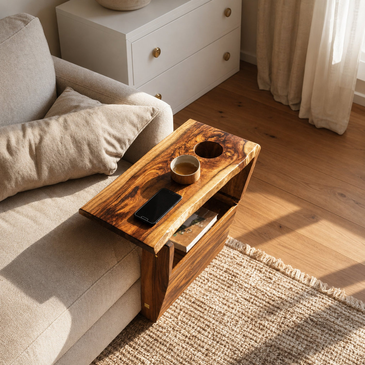 Farmhouse Solid Wood Armrest For Sofa Decor Ideas - product view 6