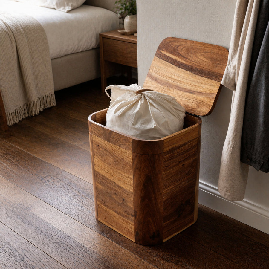 Farmhouse Solid Wood Box For Entryway And Home Decor