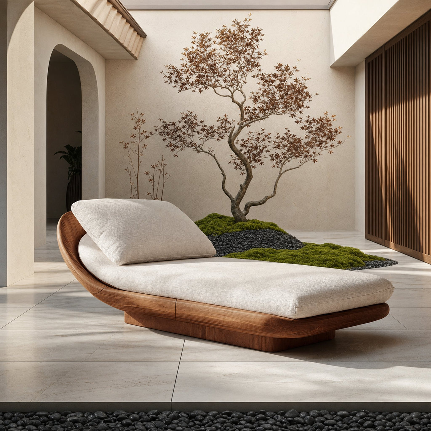 Farmhouse Solid Wood Garden Daybed For Rustic Bedroom Design - product view 6