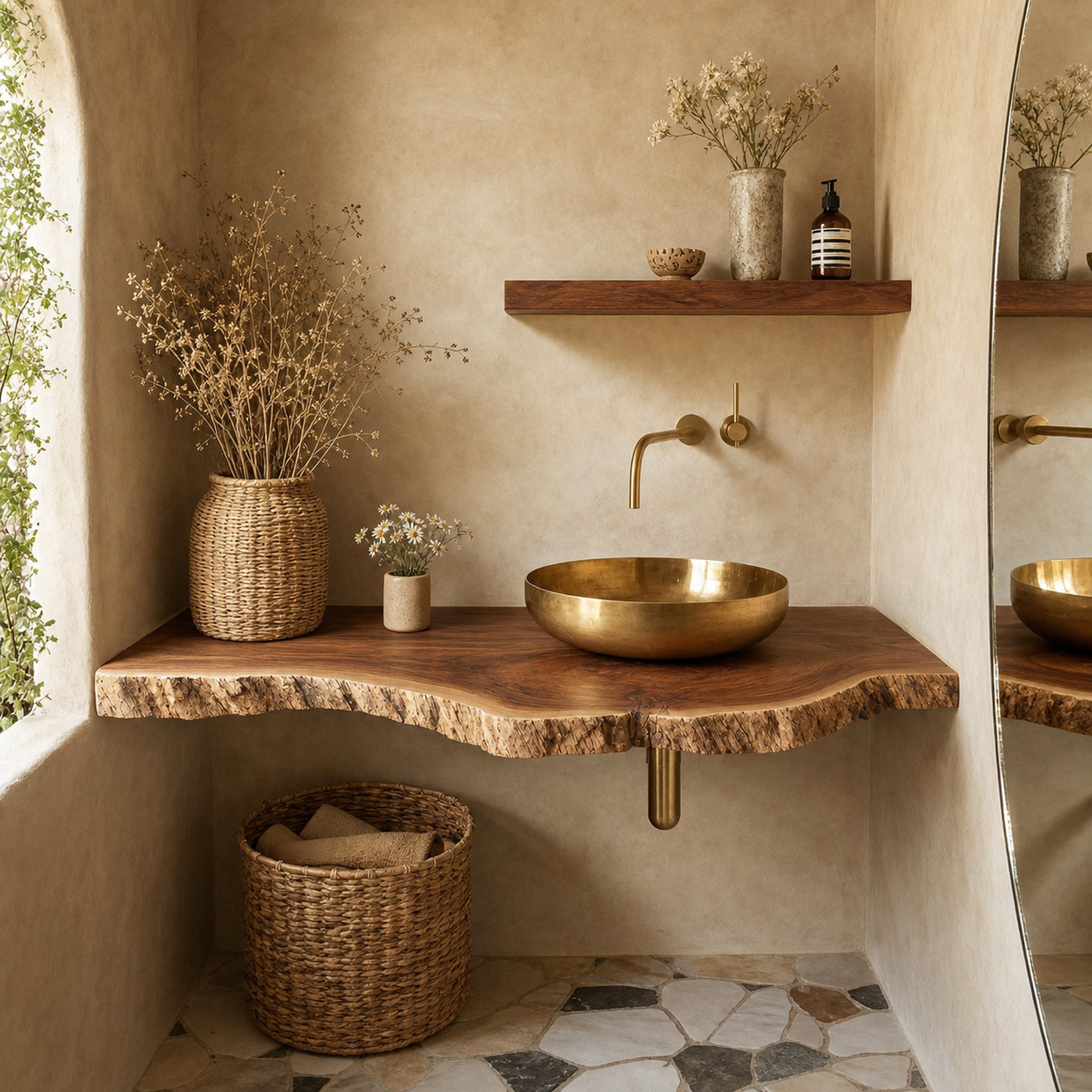 Farmhouse Style Floating Vanity For Modern Bathroom