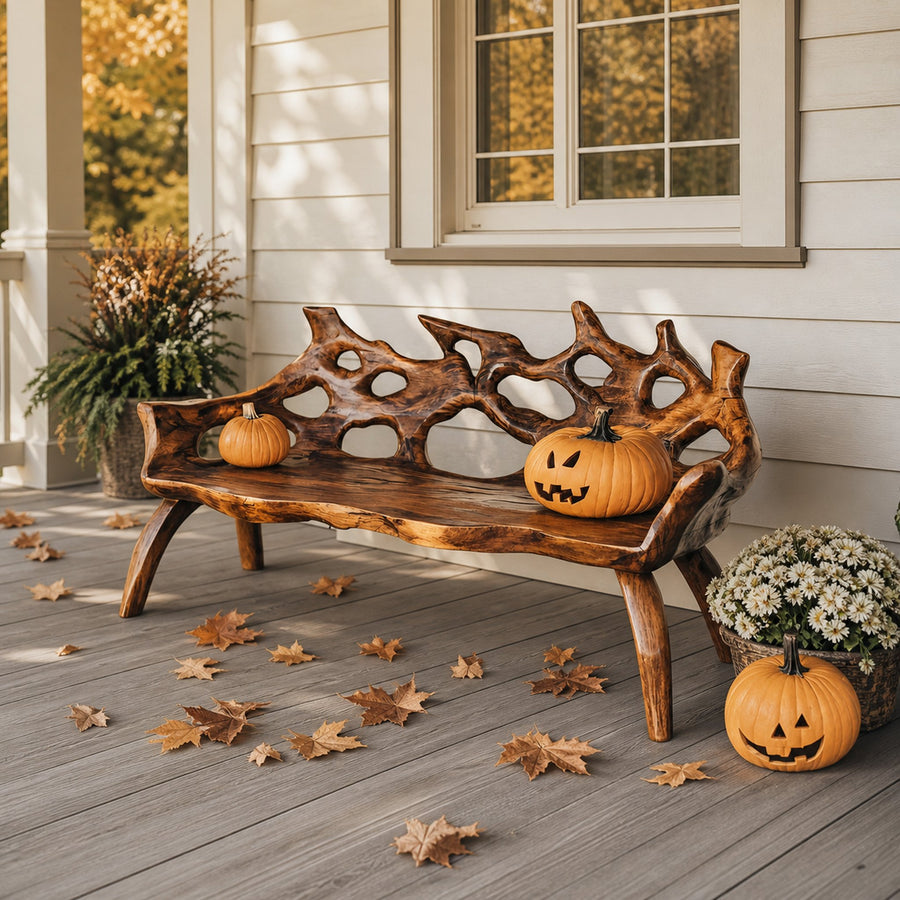 Farmhouse Wooden Bench For Cozy Living Room Furniture Ideas