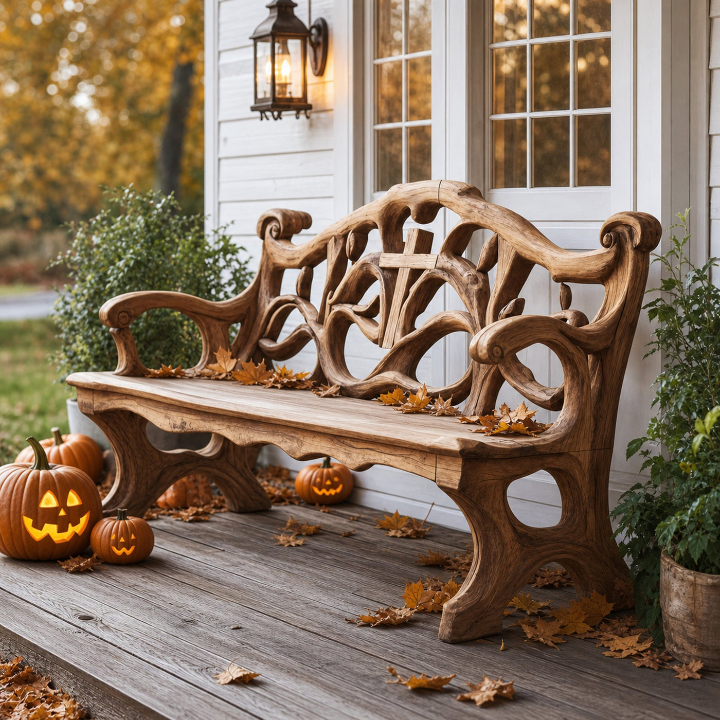 Farmhouse Wooden Bench For Living Room And Entryway Furniture