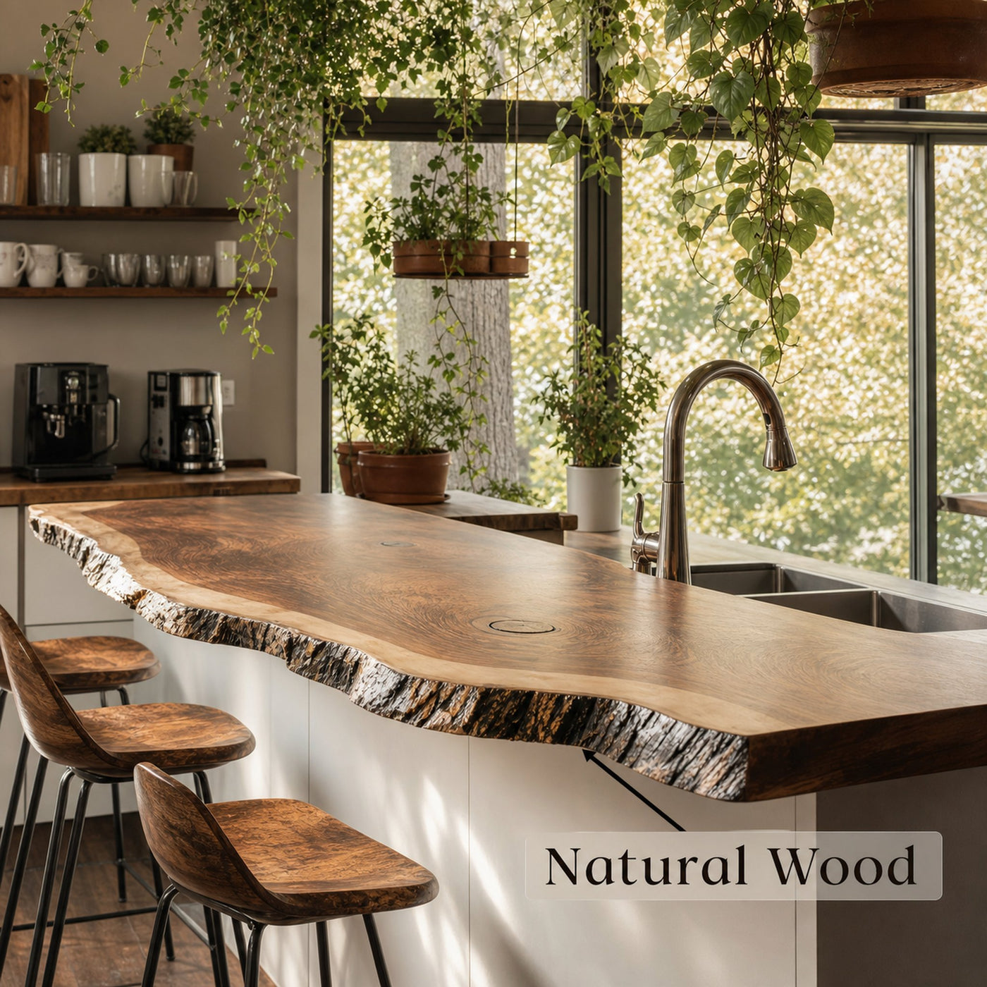 Farmhouse Wooden Kitchen Countertop For Beautiful Kitchen Ambiance - product view 6