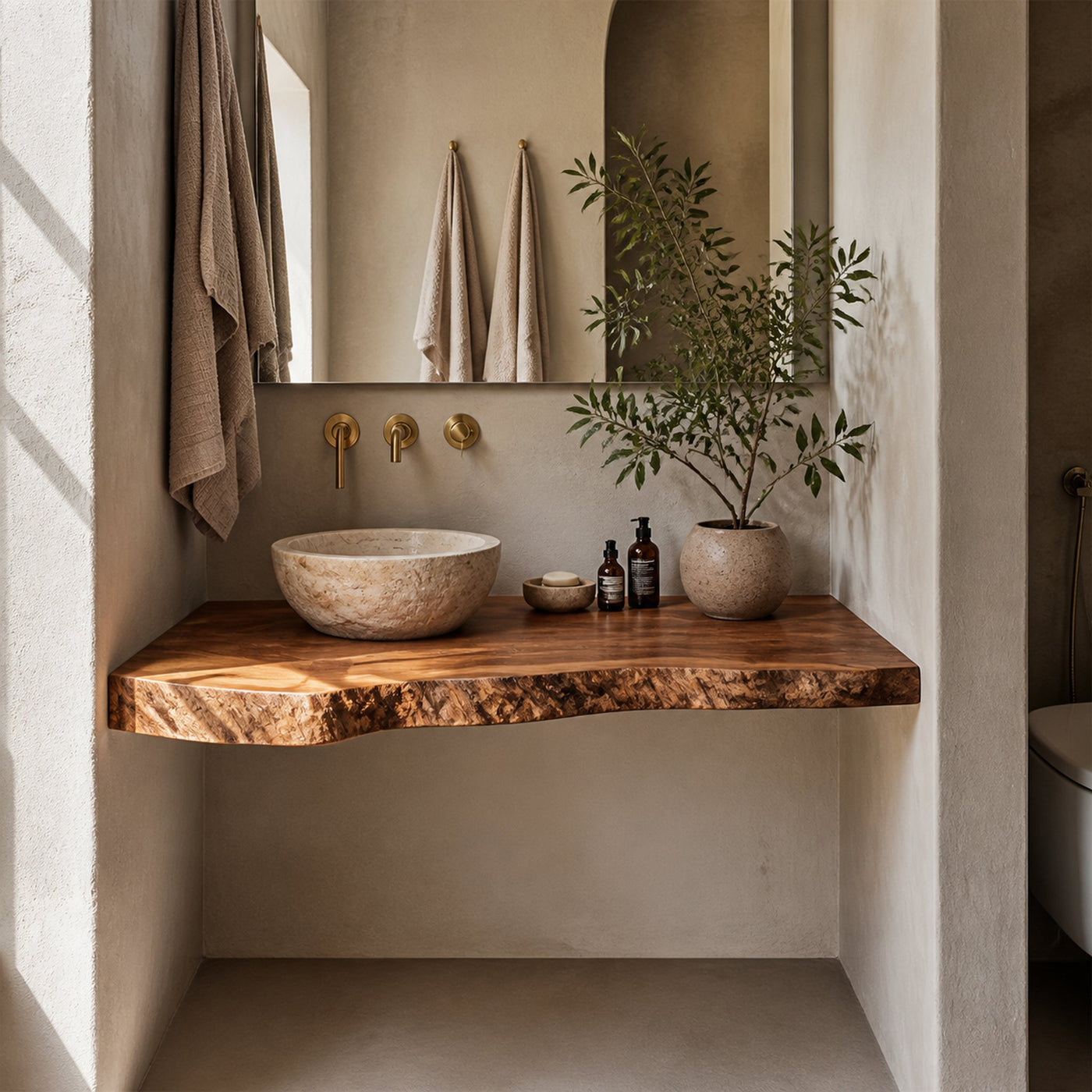 Farmhouse Wooden Vanity For Bathroom Decor - product view 6