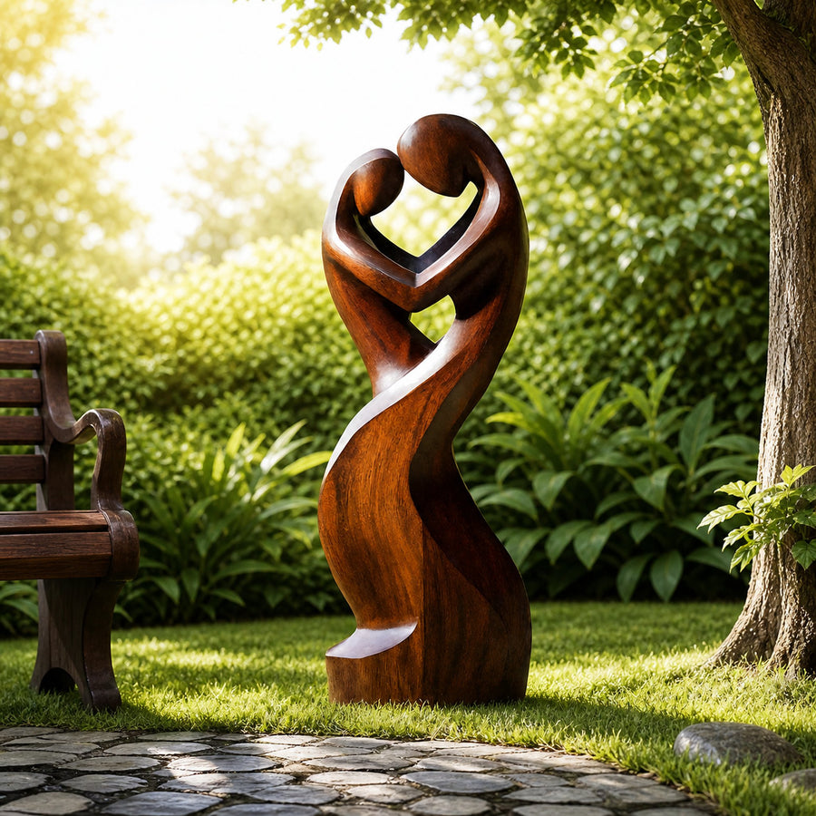 Handcrafted Abstract Sculpture For Furniture Wall Decor