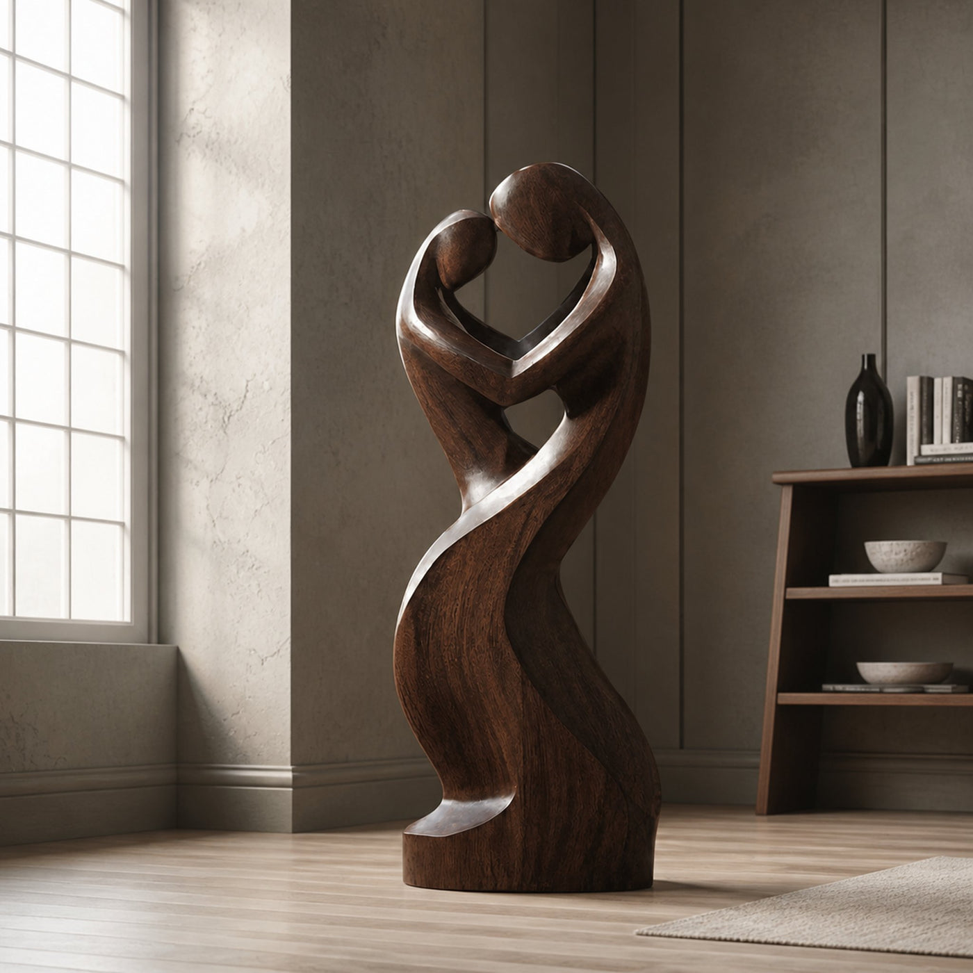 Handcrafted Abstract Sculpture For Furniture Wall Decor - product view 7