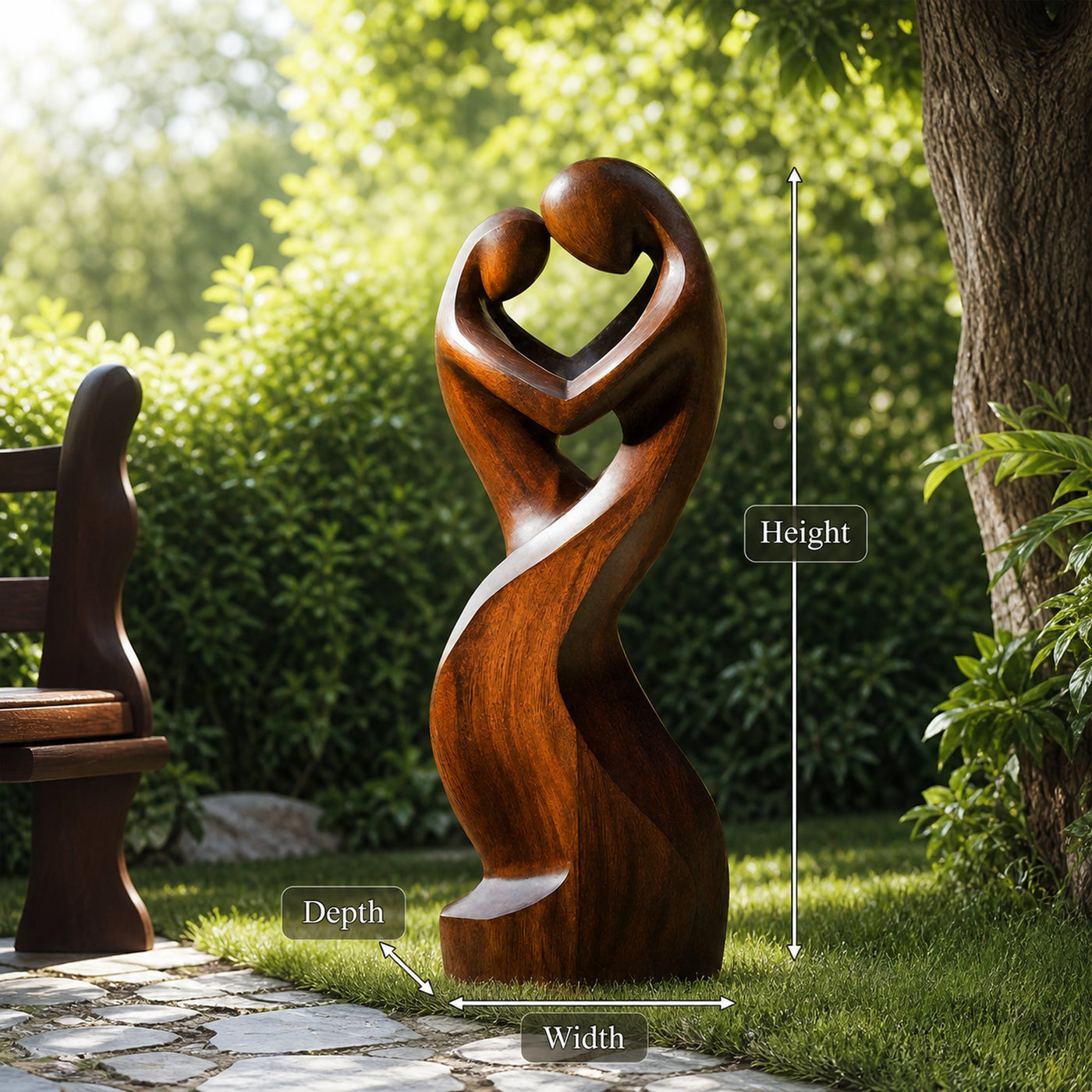 Handcrafted Abstract Sculpture For Furniture Wall Decor - product view 8