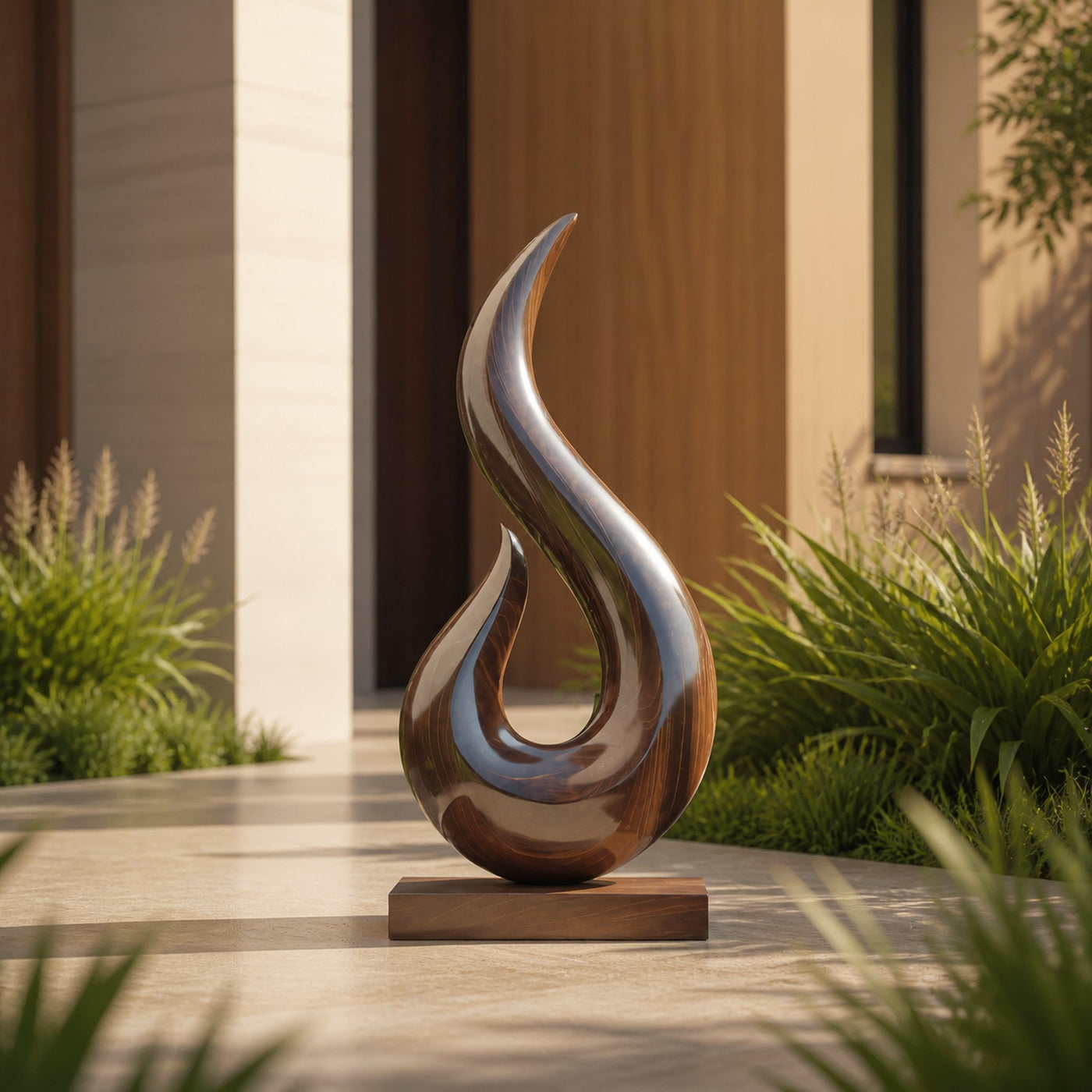 Handcrafted Abstract Sculpture For Outdoor Wall Design - product view 6
