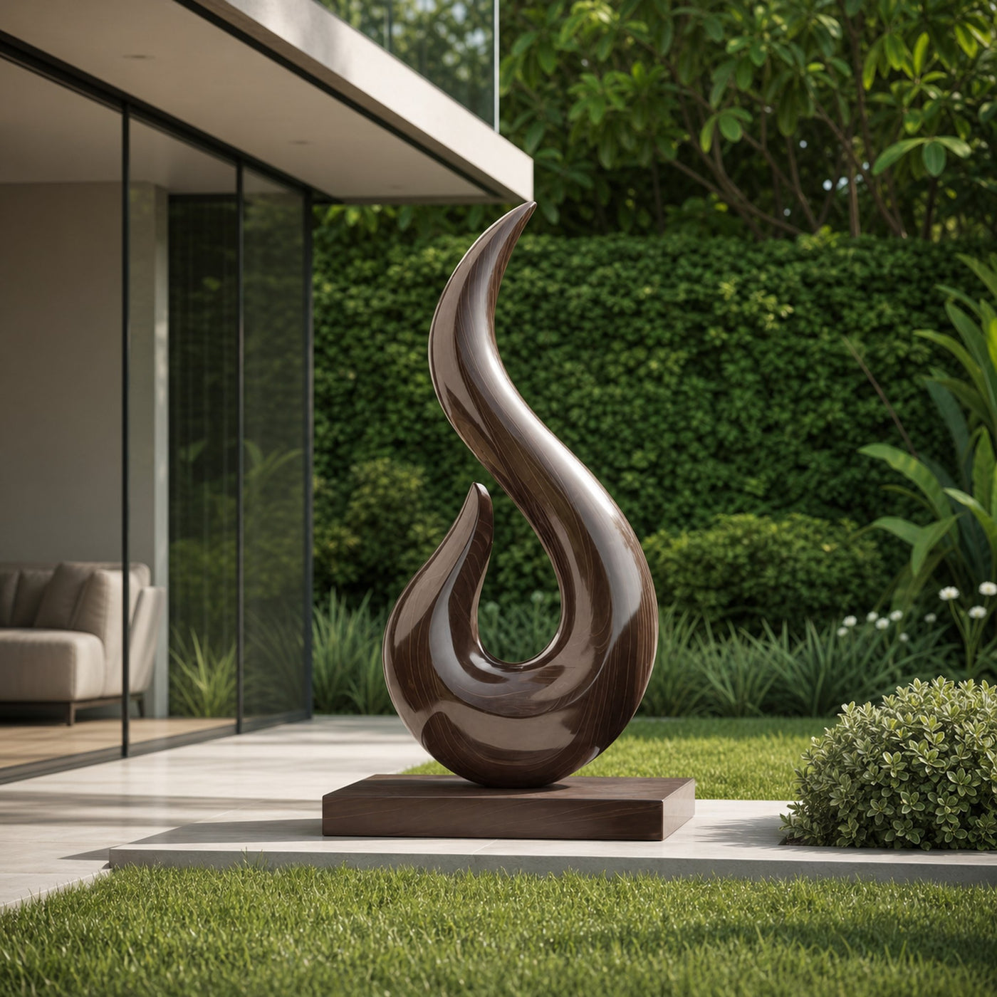 Handcrafted Abstract Sculpture For Outdoor Wall Design - product view 7