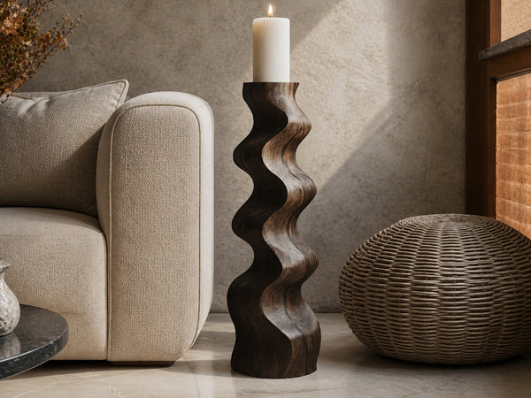 Handcrafted Candle Stand For Furniture Accent Display