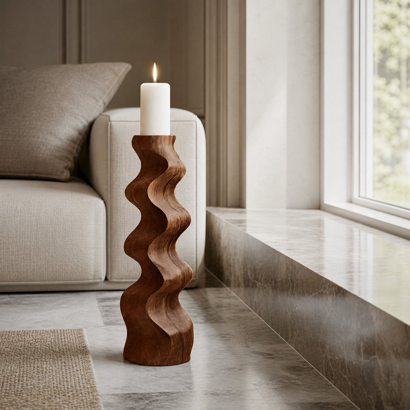 Handcrafted Candle Stand For Furniture Accent Display - product view 6