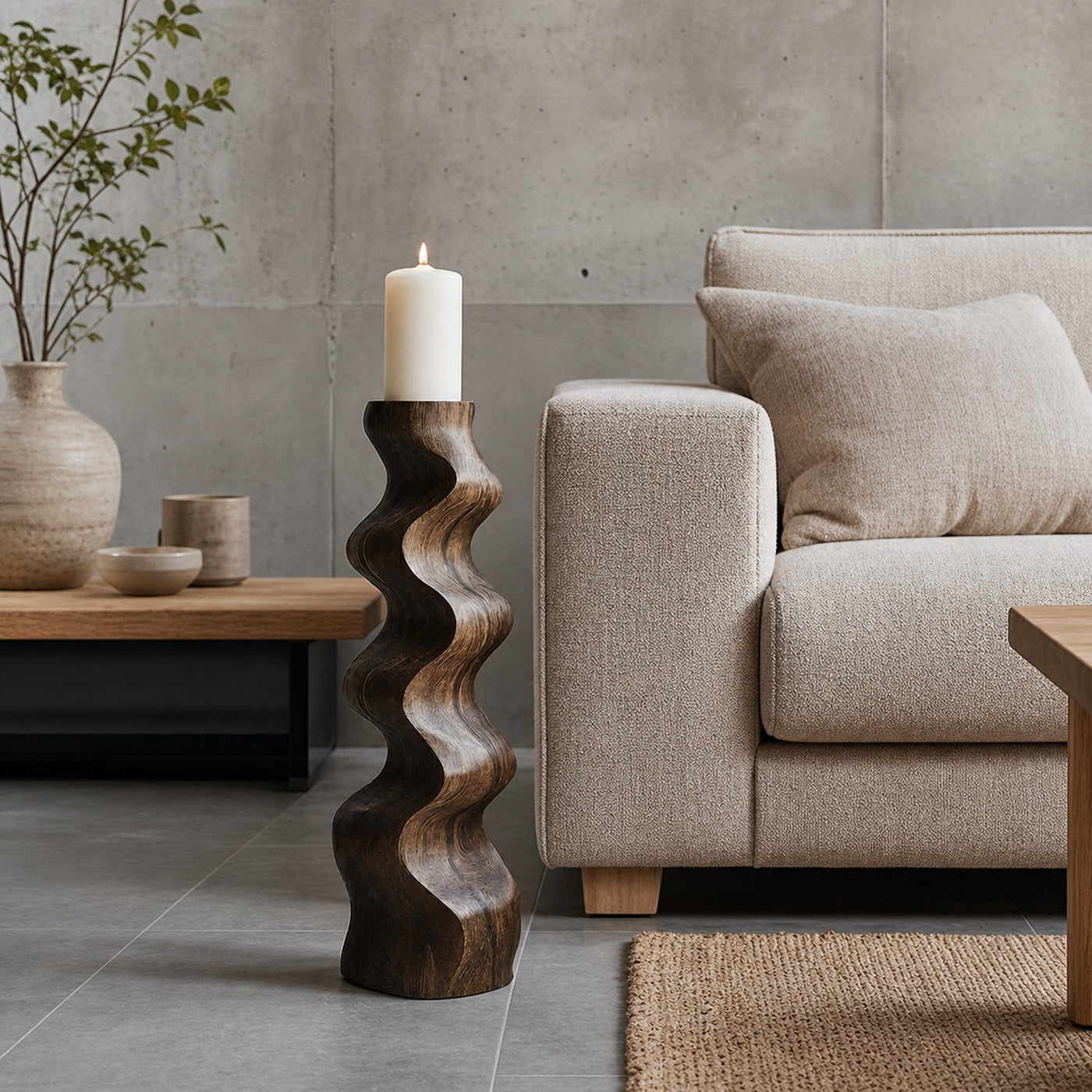 Handcrafted Candle Stand For Furniture Accent Display - product view 7