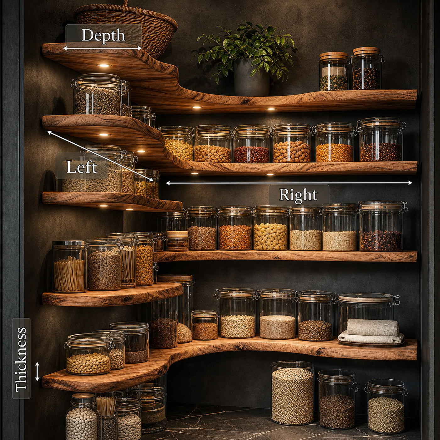 Handcrafted Kitchen Cabinet Organizer For Entryway Design - product view 6