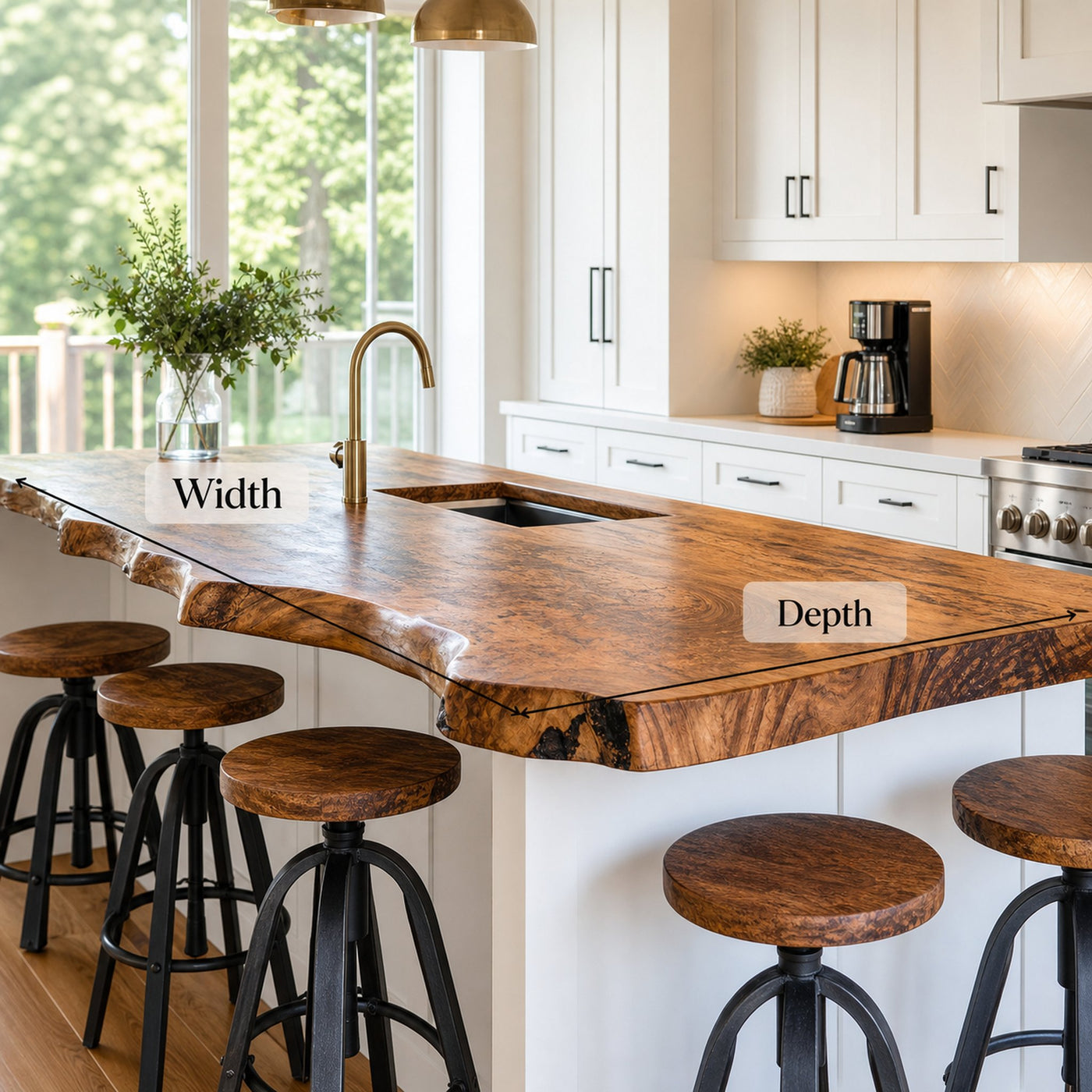Handcrafted Kitchen Countertop Unique Design - product view 6