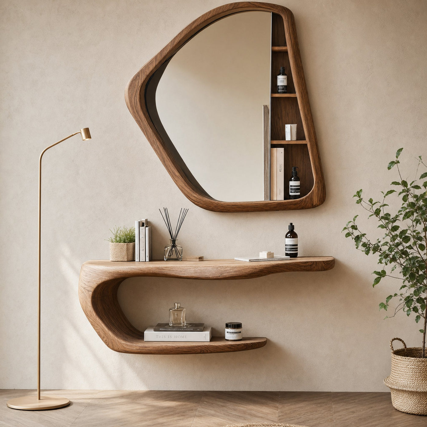 Handcrafted Live Edge Vanity for Stylish Bathroom Design