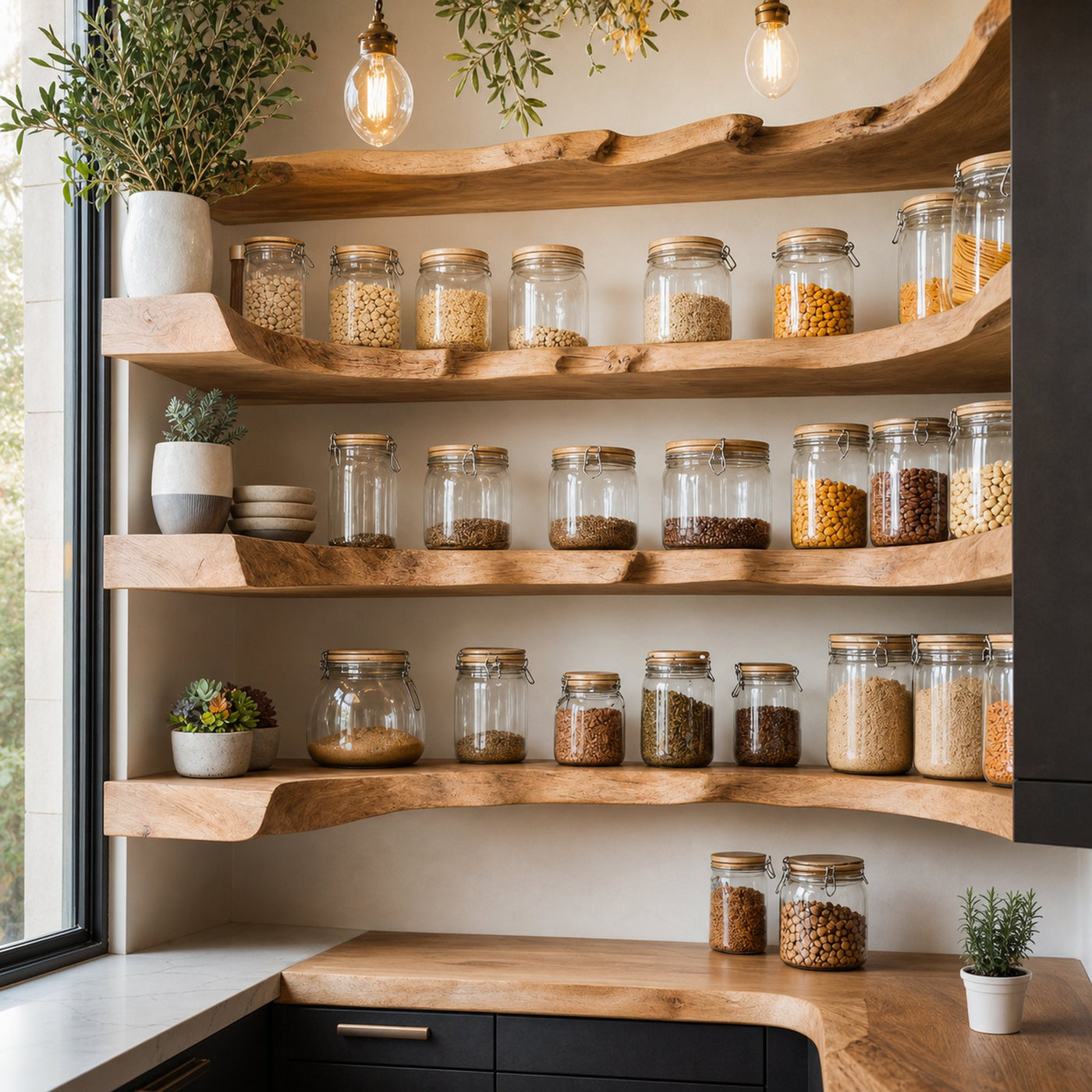 Handcrafted Mid Century Spice Rack For Kitchen Furniture