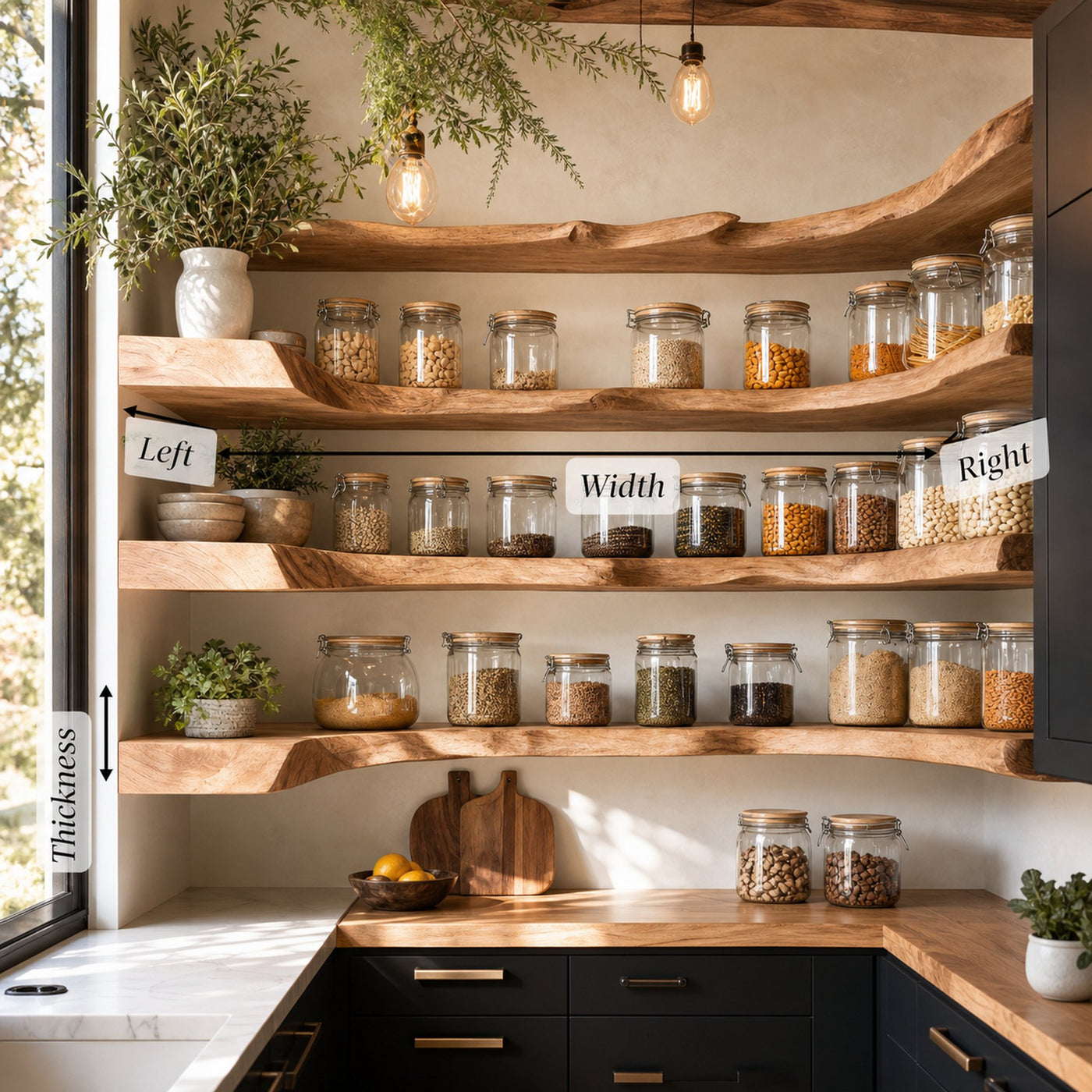 Handcrafted Mid Century Spice Rack For Kitchen Furniture - product view 6