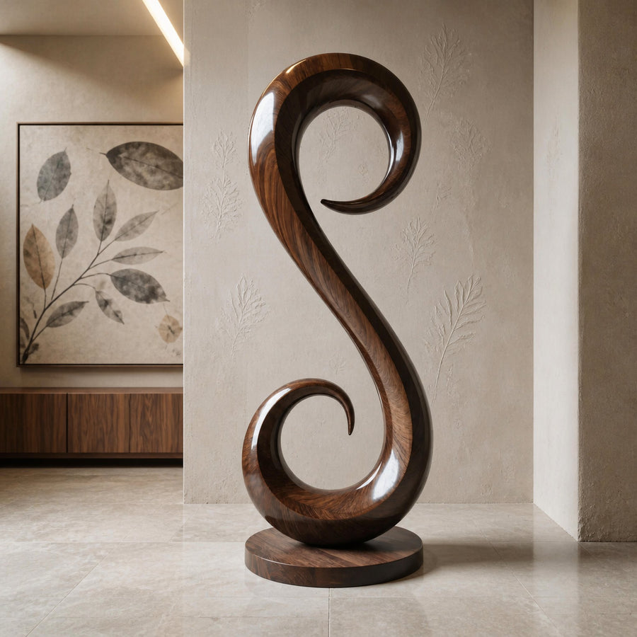 Handcrafted Organic Contemporary Landscape Sculpture For Home Decor