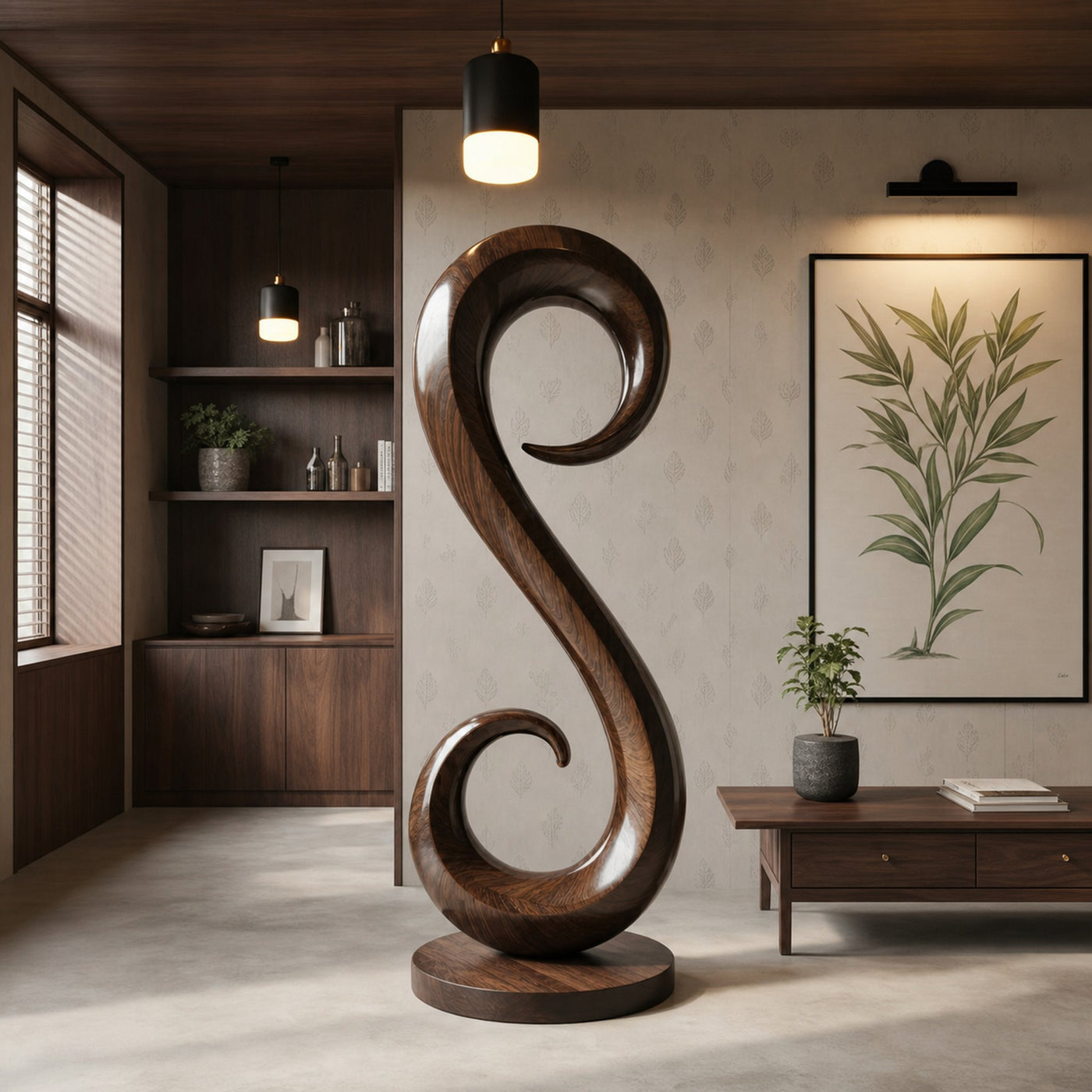Handcrafted Organic Contemporary Landscape Sculpture For Home Decor - product view 7