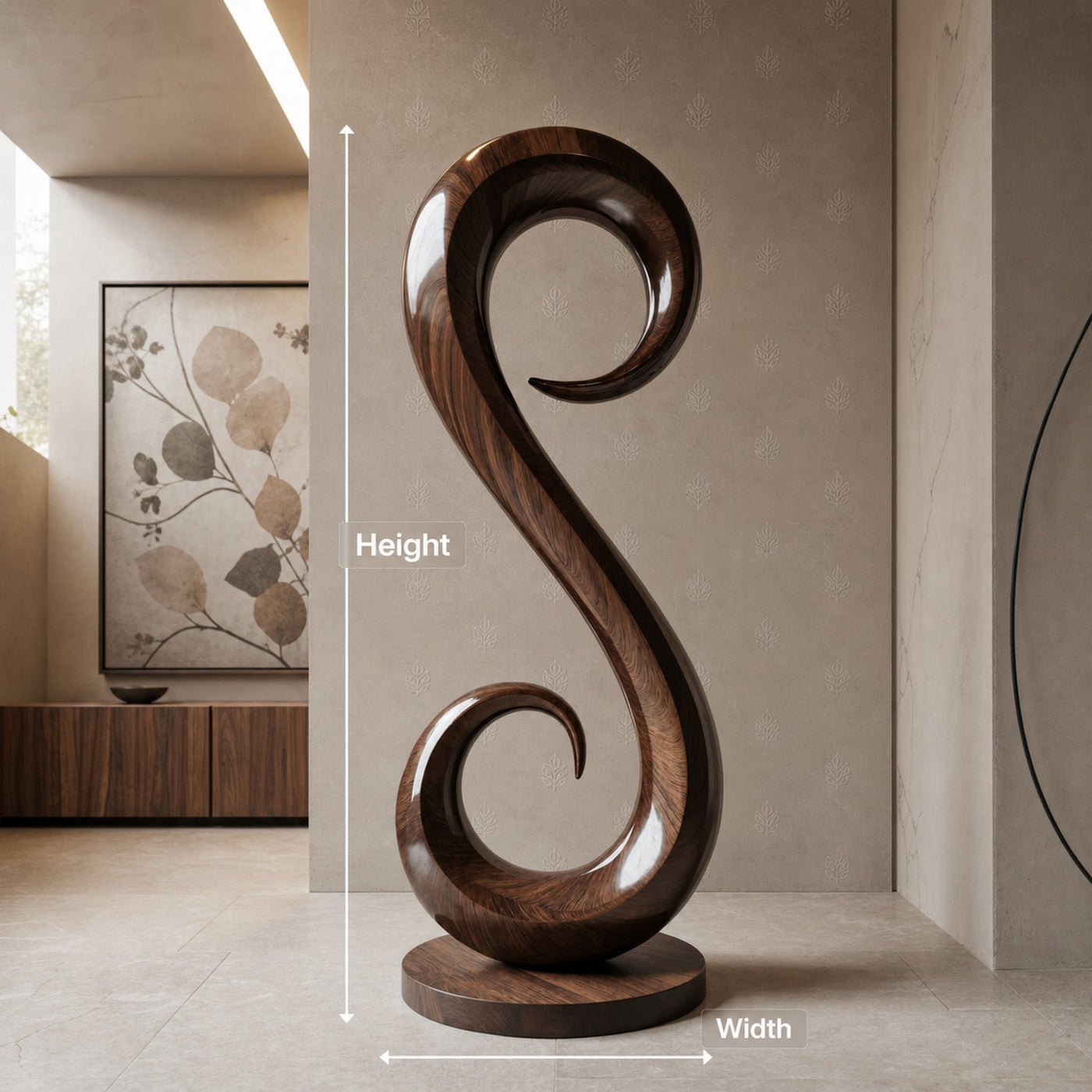 Handcrafted Organic Contemporary Landscape Sculpture For Home Decor - product view 8