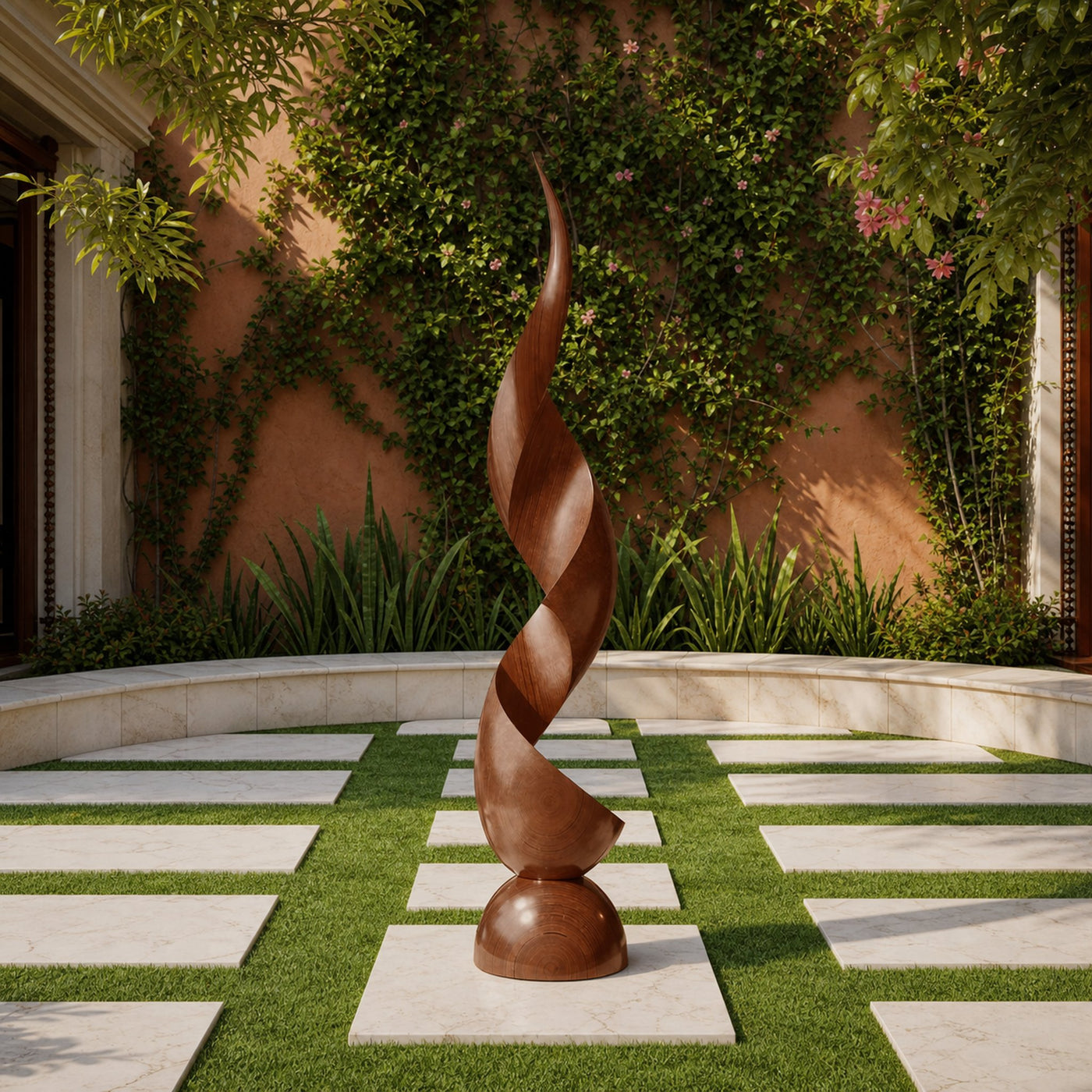 Handcrafted Organic Contemporary Landscape Sculpture For Office Decor - product view 6