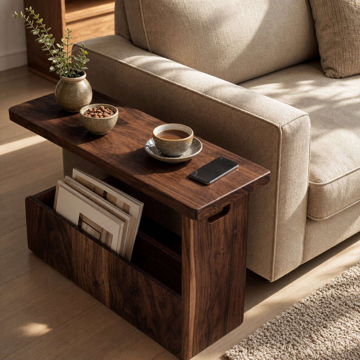 Handcrafted Solid Wood Armrest For Furniture Accent - product view 7