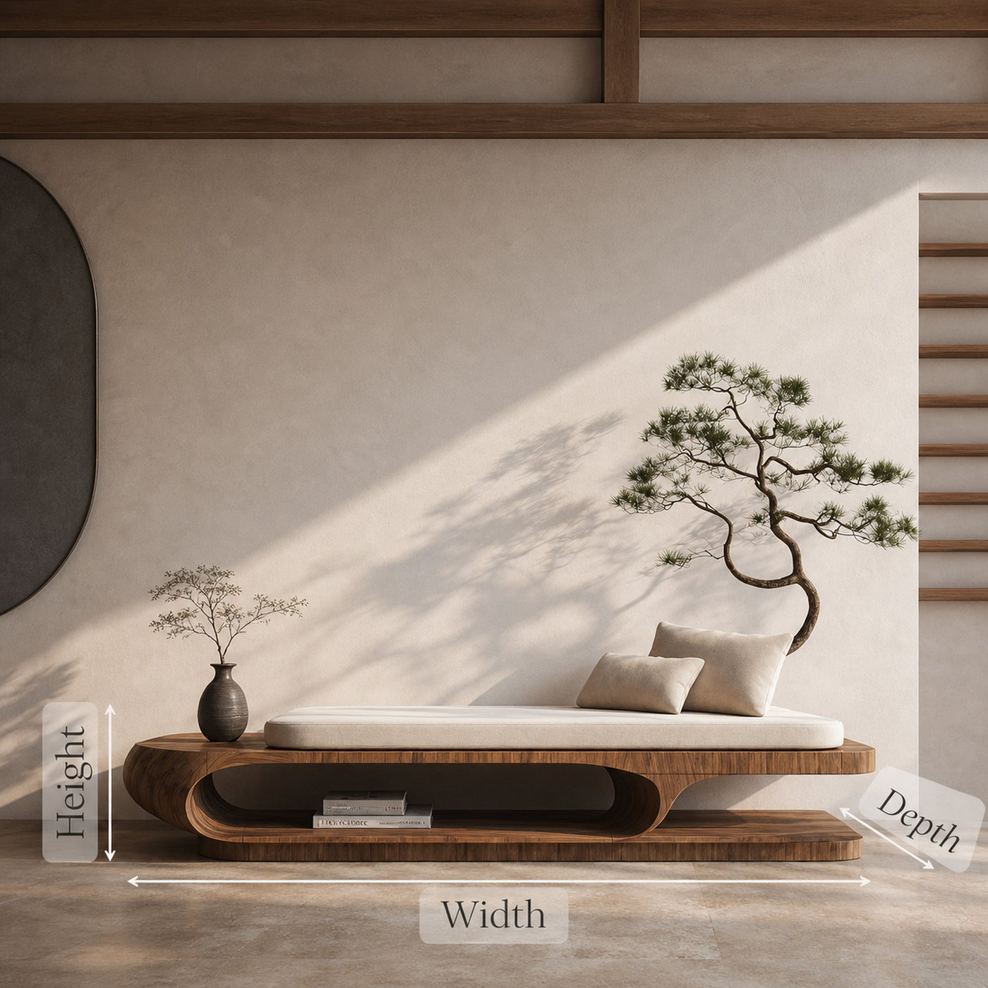 Handcrafted Solid Wood Garden Daybed For Bedroom Furniture Decor - product view 6